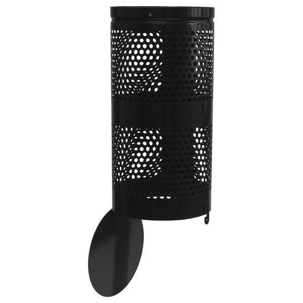 Ex-Cell Kaiser Ex-Cell WR690 BLACK PERF Landscape Series Receptacles - WR690 BLACK PERF