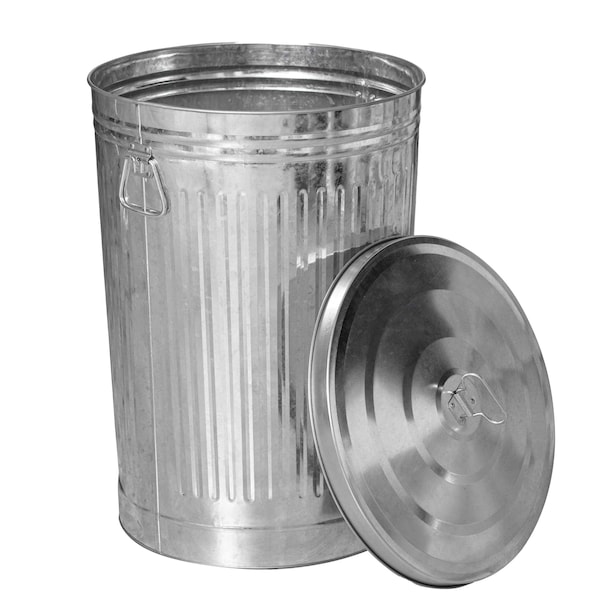 Gardenised 26 Gallons Garden Essentials, Silver, Galvanized Steel - QI004756