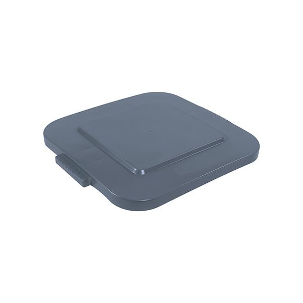 Rubbermaid Rubbermaid Brute Square Trash Can Flat Lid - 40 Gallon, Gray - BUY00540762