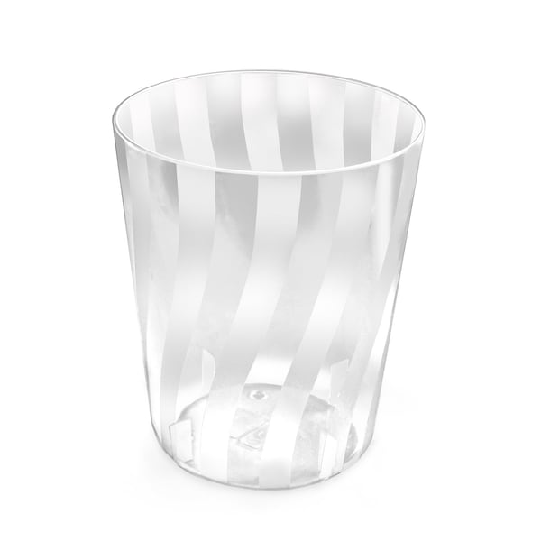 Azar Displays Striped Display Container/Small Waste Basket - 222966-GS