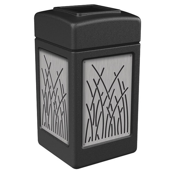 Commercial Zone Products 42 gal Trash Can, Black - 734161