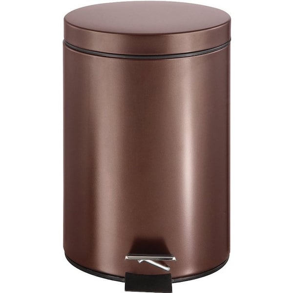 Simple Spaces Simple Spaces LYP0701 Trash Can, 1.85 gal Capacity, 12 in H, Flat Lid Closure - LYP0701