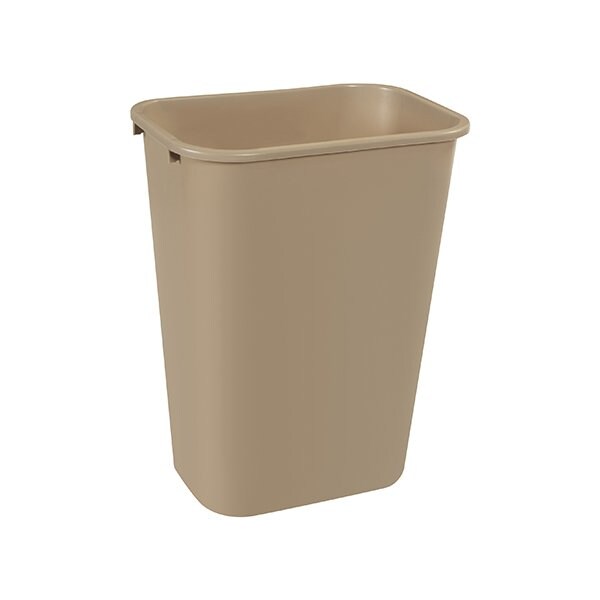 Rubbermaid Rubbermaid Office Trash Can - 10 Gallon, Beige - BUY00024719