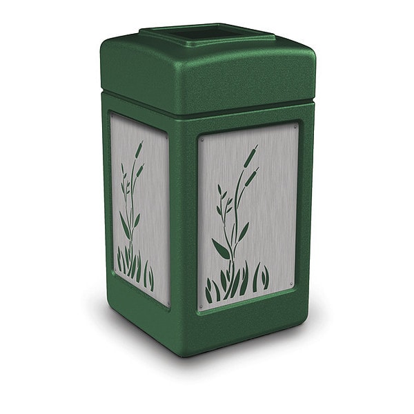 Commercial Zone Products 42 gal Trash Can, Green - 733960