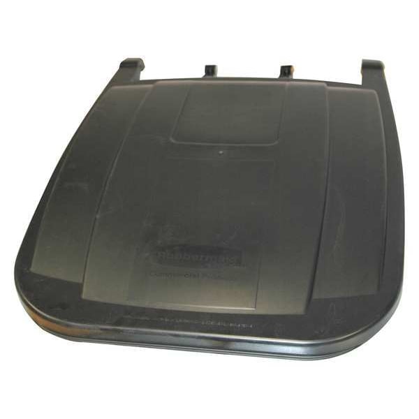Rubbermaid Commercial Rollout Lid, Handle, Fits FG9W2700BLUE, FG9W2700GRAY, FG9W2700YEL, FG9W2773BLUE - GRFG9W27L2BLA