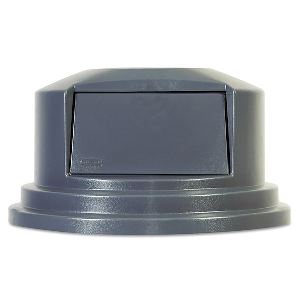 Rubbermaid Commercial 55 Gal Trash Can Lid, Gray, Plastic - FG265788GRAY