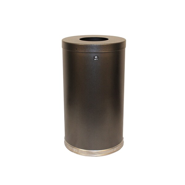 Witt Industries 35 gal Round Silver Vein, Metal - 35FTSVN