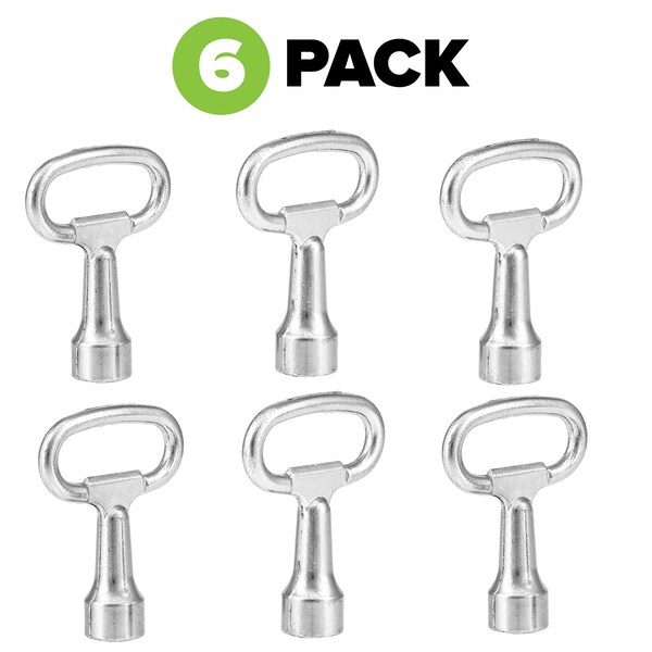 Alpine Industries All-Weather Outdoor Trash Kays, PK6 - ALP471-40-KEY-6PK