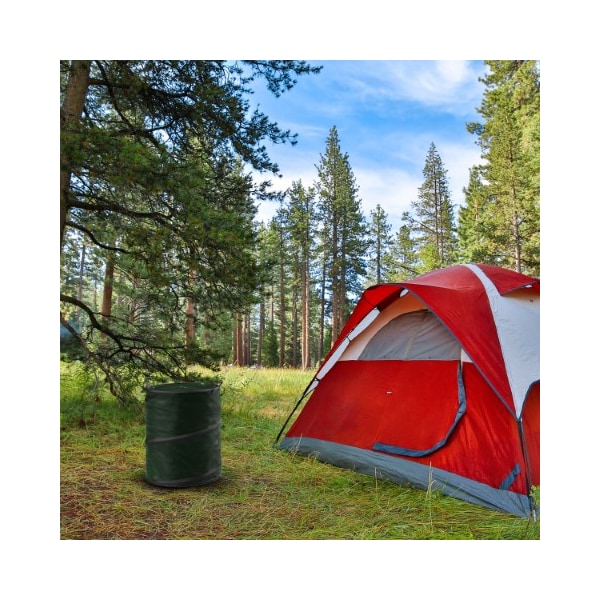 Leisure Sports 33 gal Trash Can, Green - 121092QJM