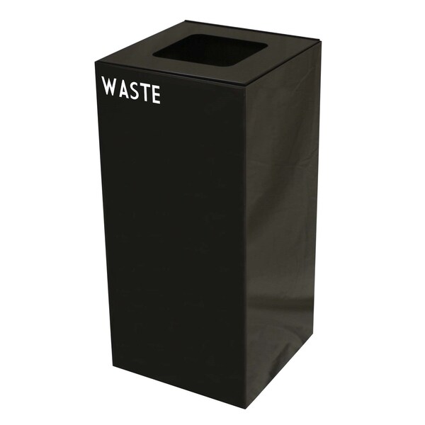 Witt Industries 32 gal Square Charcoal, Metal - 32GC03-CB