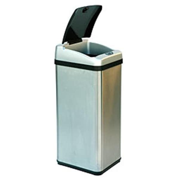 Itouchless Itouchless It13Rx 13 Gallon Square Extra-Wide Opening Touchless Trash Can Rx - IT13RX