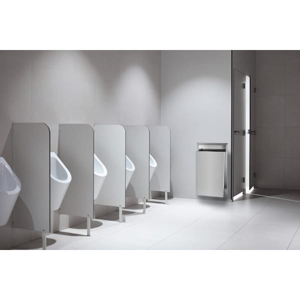 Alpine Industries Stainless Steel Recessed Waste Receptacle - ALP493