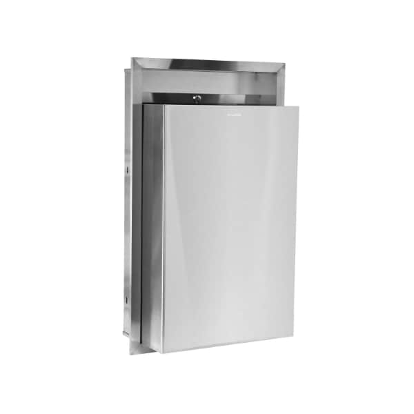 Alpine Industries Stainless Steel Recessed Waste Receptacle - ALP493