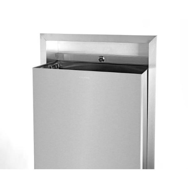 Alpine Industries Stainless Steel Recessed Waste Receptacle - ALP493