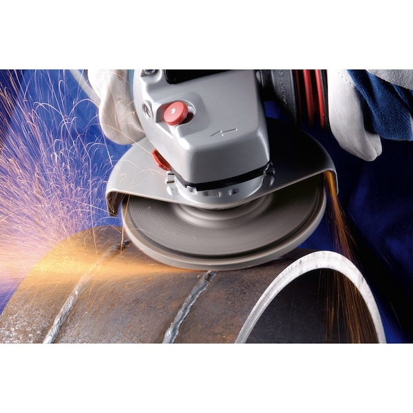 Disco de láminas Pferd 5" x 7/8" A.H. POLIFAN® - A SG STEELOX, Óxido de aluminio, 60 Granos, Plano - 62160