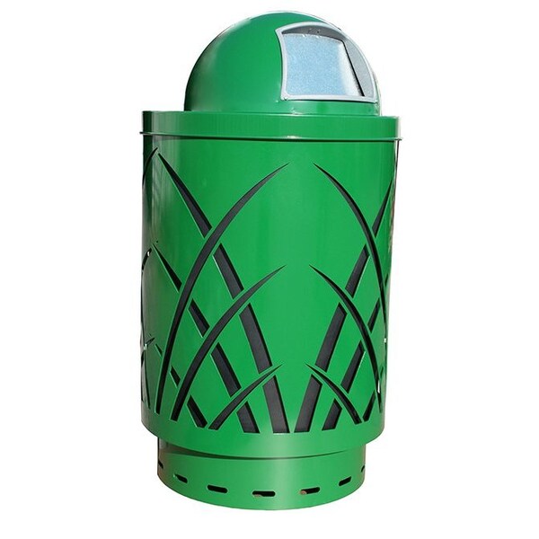 Witt Industries 40 gal Round Green, Metal - SAW40P-DT-GN
