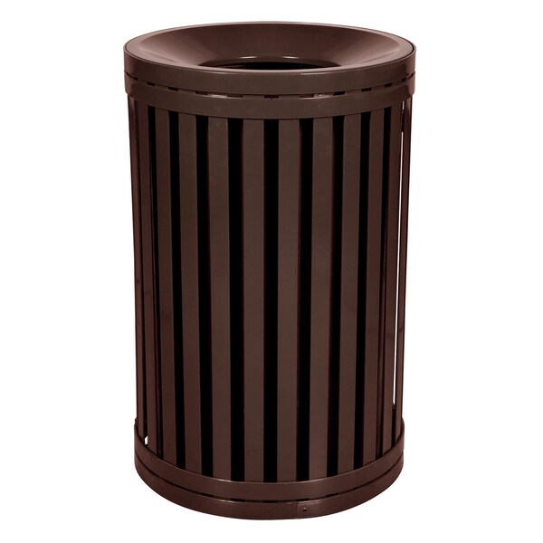 Ex-Cell Kaiser 45-Gal. Receptacle without door - Steel, Coffee Gloss - SCTP-40 ND COF