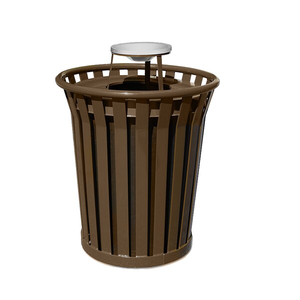 Witt Industries 36 gal Round Brown, Metal - WC3600-AT-BN