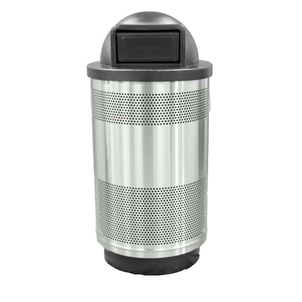 Witt Industries 55 gal Round Stainless Steel, Stainless Steel - SC55P-01-SS-DT