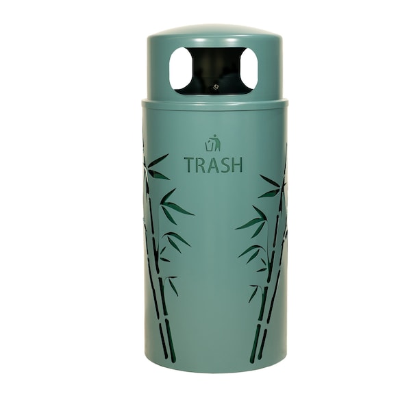 Ex-Cell Kaiser 33-Gal. Nature Series Bamboo Trash unit - Steel, Malachite - NS33-BB T MAL