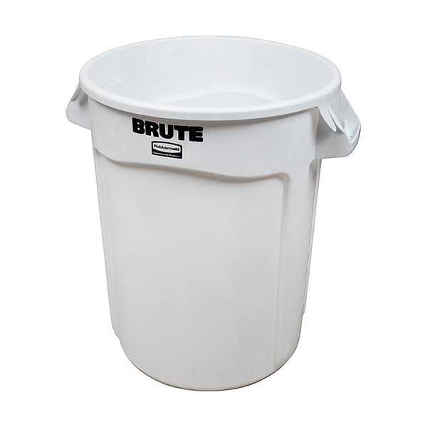 Rubbermaid Trash Can-32Gal Rndwhite For  - Part# Rbmd3200Wh - RBMD3200WH