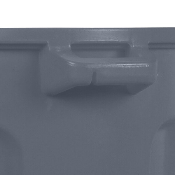 Toter 20 gal Round Trash Can, Dark Gray Granite - RND20-B0149