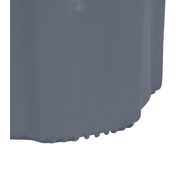 Toter 20 gal Round Trash Can, Dark Gray Granite - RND20-B0149