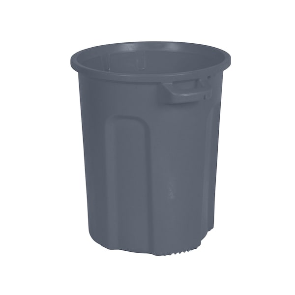 Toter 20 gal Round Trash Can, Dark Gray Granite - RND20-B0149