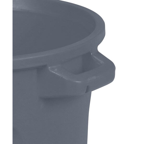 Toter 20 gal Round Trash Can, Dark Gray Granite - RND20-B0149