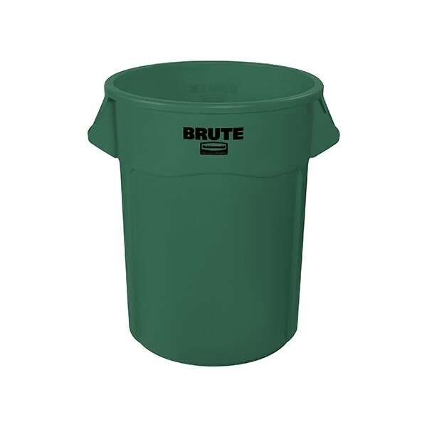 Rubbermaid Rubbermaid Brute Trash Can - 55 Gallon, Green - BUY00029892