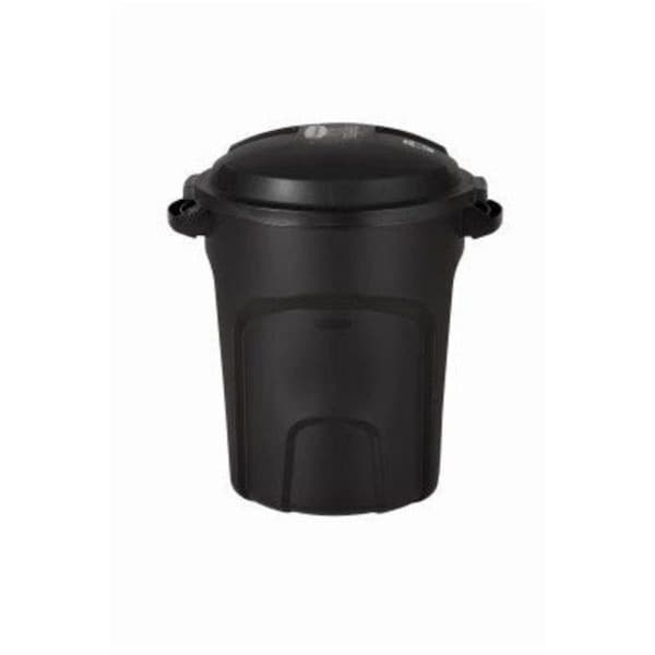 Newell Brands Distribution 20 gal Roughneck Black Plastic Trash Can, 6PK - 836254