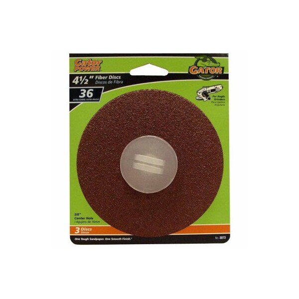 Gator Finishing 3PK45x78 36G Fib Disc - 3073