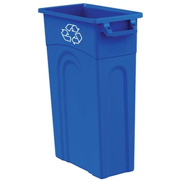 United Solutions United Solutions TI0033 23 Gallon Blue Slim Container - 204880