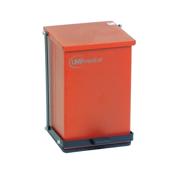 Umf Medical 32 quart Red Waste Receptacle - 1474R