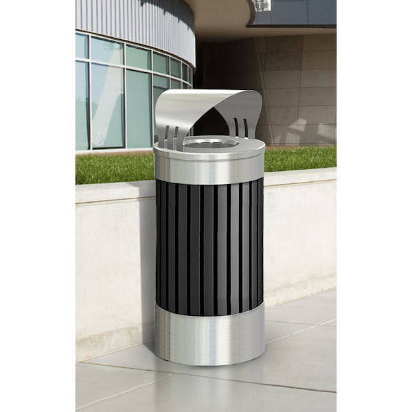 Commercial Zone Products Riverview 2 Steel, Canopy Bin, 25 gal. - 72774399