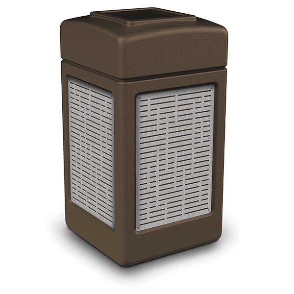 Commercial Zone Products 42 gal Trash Can, Brown - 734062