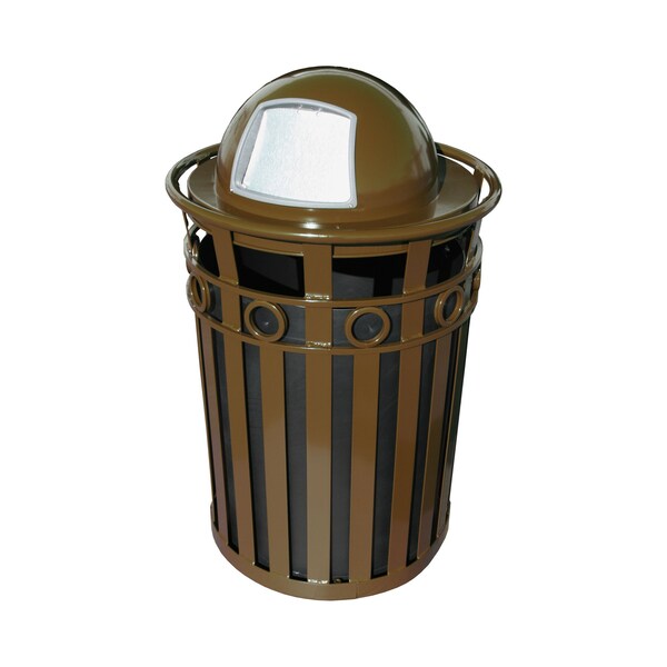 Witt Industries 36 gal Round Brown, Metal - M3600-R-DT-BN