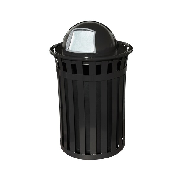 Witt Industries 36 gal Round Black, Metal - M3601-DT-BK