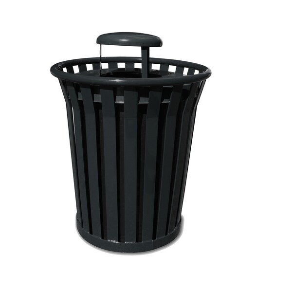 Witt Industries 36 gal Round Black, Metal - WC3600-RC-BK