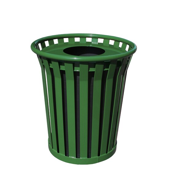 Witt Industries 36 gal Round Green, Metal - WC3600-FT-GN