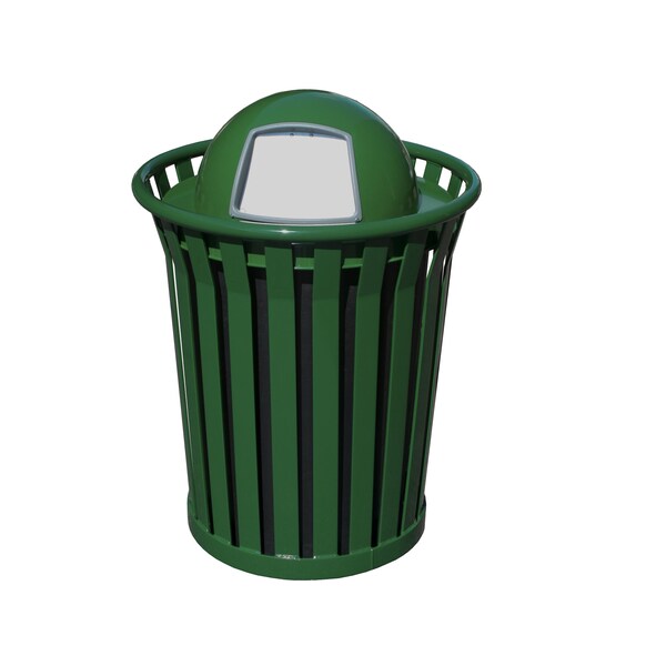 Witt Industries 36 gal Round Green, Metal - WC3600-DT-GN