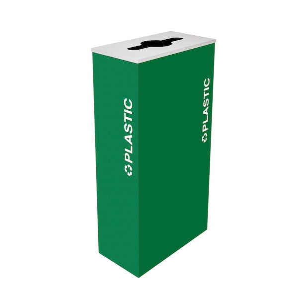 Ex-Cell Kaiser 17-Gal. Indoor Receptacle - PLASTIC decal, Green - RC-KD17-PL EGX