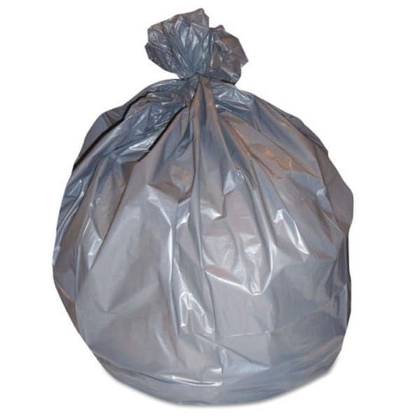Homecare Products 44 x 55 in. Right Sack Can Liners, Gray - 56 gal - 1.6 mil, 1000PK - HO3200165