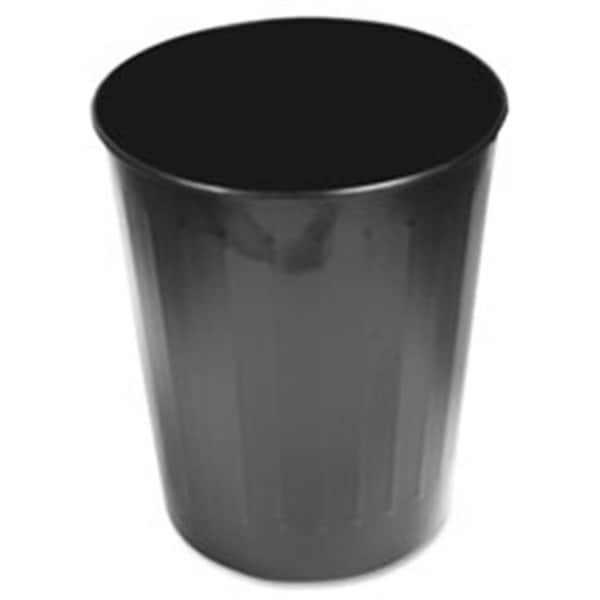Protectionpro Metal Wastebasket; Fire-Safe; 13 in. D x 14 in. H; Black - PR18603