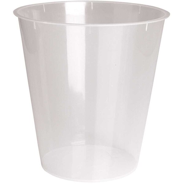 Focus Polypropylene Liner for 9 Qt. and 11 Qt. Wastebaskets in Frost, 12PK - BS-WPL1