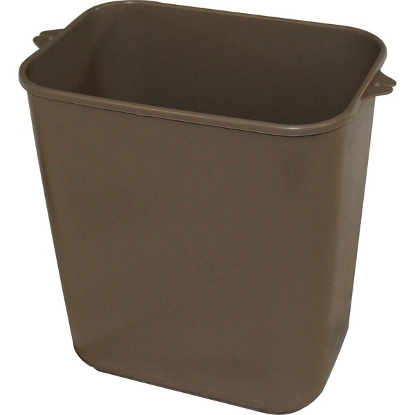 Pinchm 3.50 gal Soft-Sided Wastebasket, Beige, Polyethylene; Plastic - IMP770115