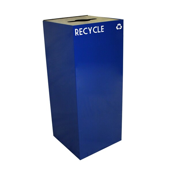 Witt Industries 36 gal Square Blue, Metal - 36GC04-BL