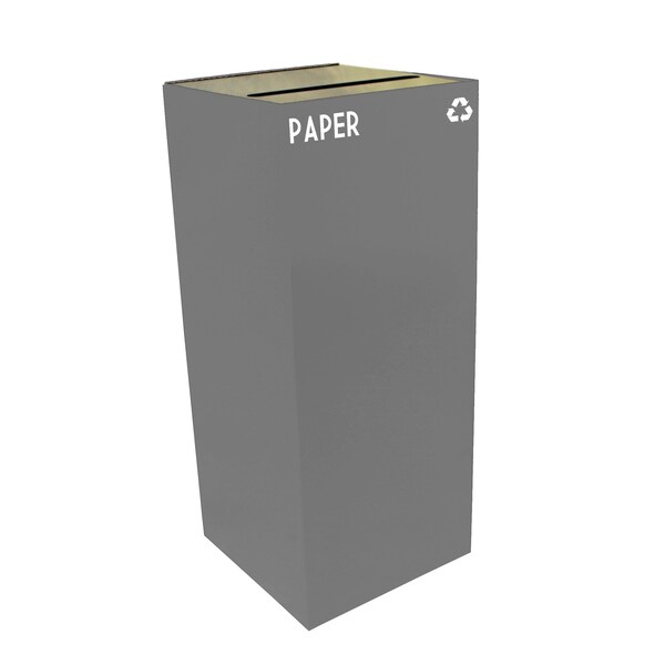 Witt Industries 36 gal Square Slate, Metal - 36GC02-SL