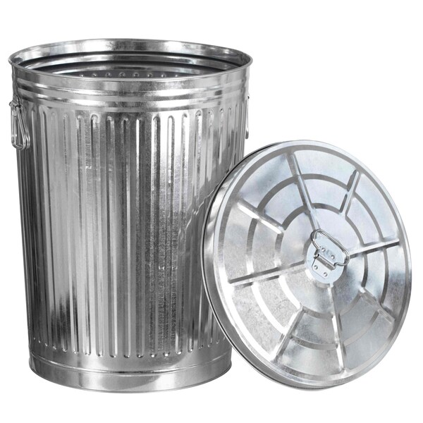 Gardenised 20 Gallons Garden Essentials, Silver, Galvanized Steel - QI004755