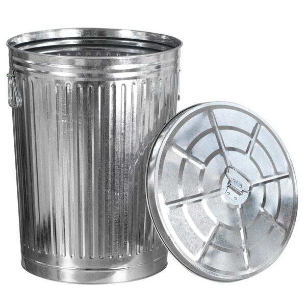Gardenised 20 Gallons Garden Essentials, Silver, Galvanized Steel - QI004755